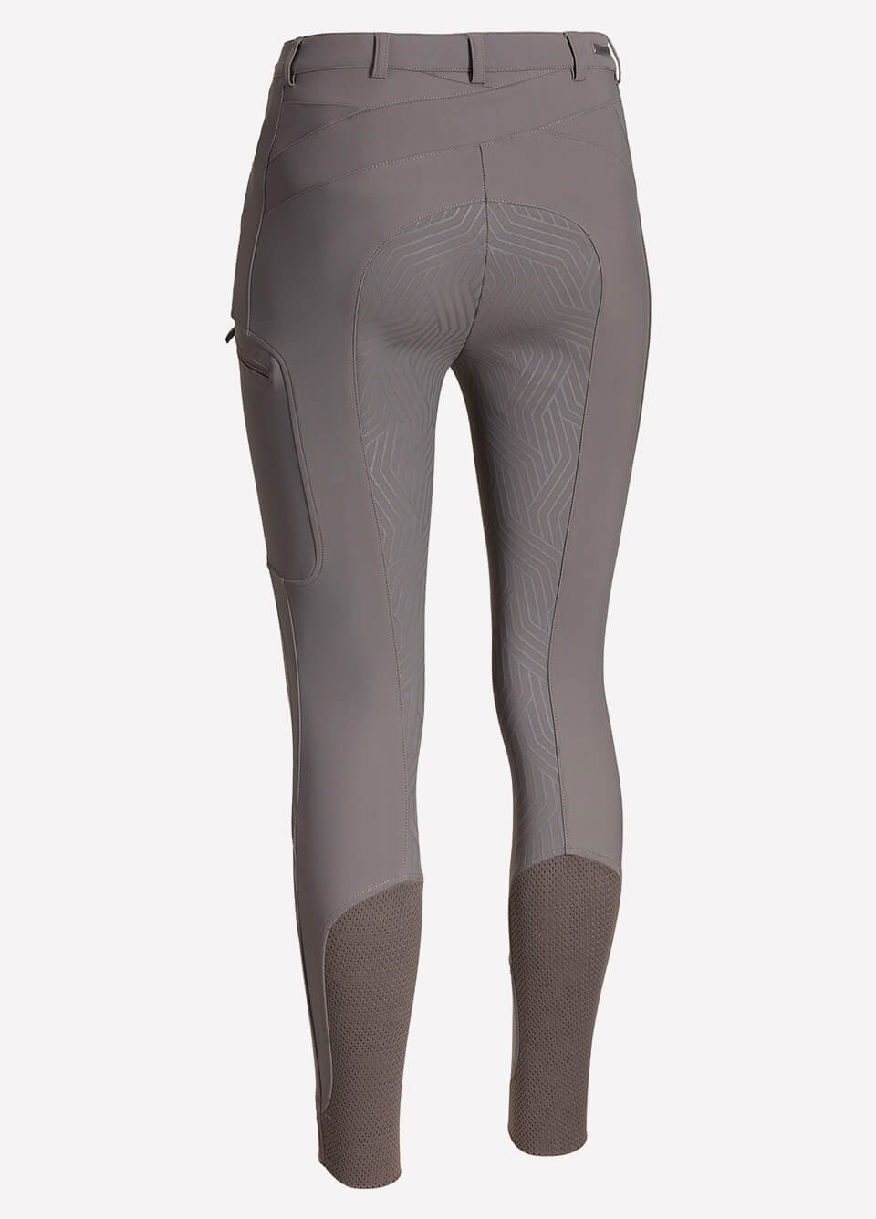 Ariat Womens Triton Grip Full Seat Riding Breeches - Plum Grey