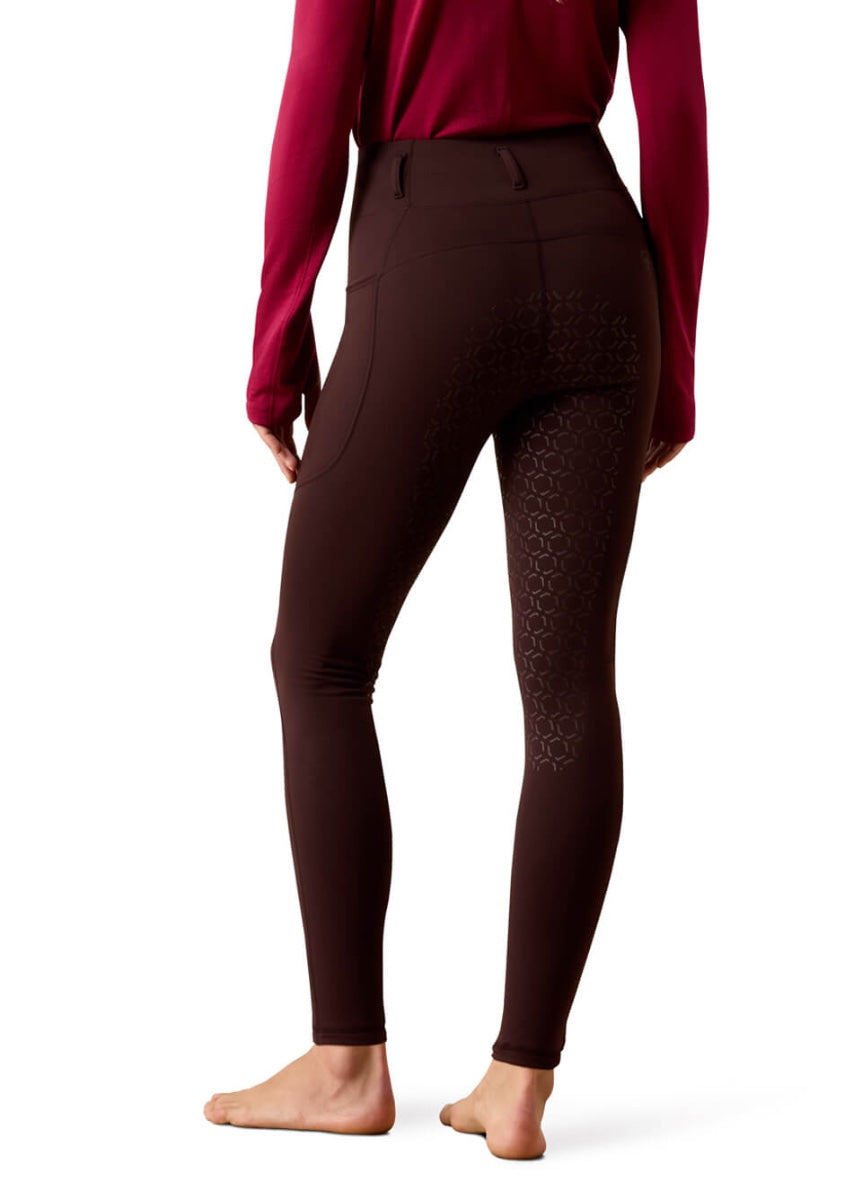 Ariat Venture 2.0 Thermal Full Seat Tights - Chocolate Plum