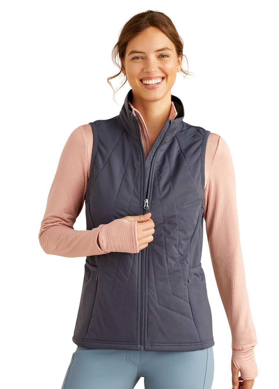 Ariat Venture Full Zip Vest - Ombre Blue