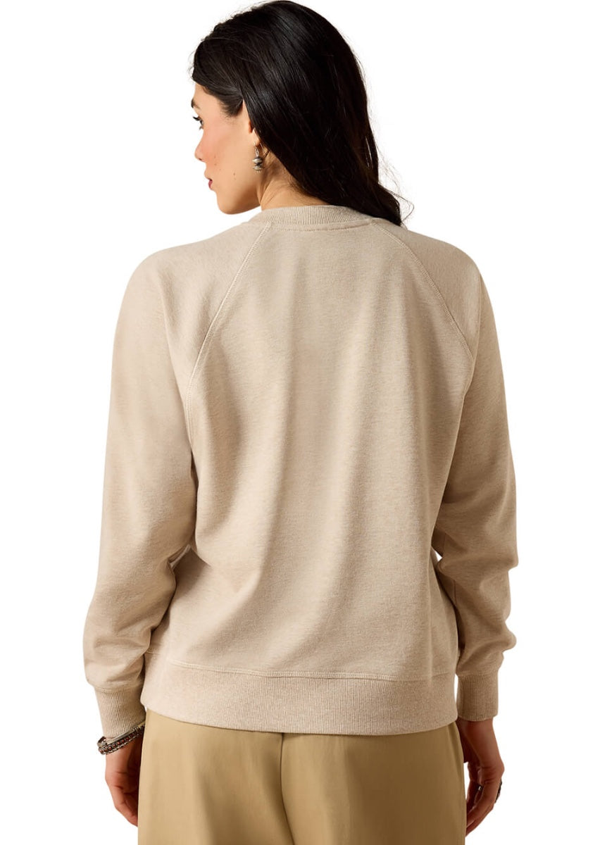 Ariat Victoria Sweatshirt - Khaki Heather