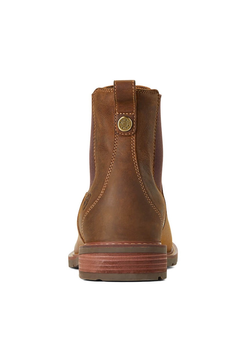 Ariat Mens Wexford H2O Chelsea Boot - Weathered Brown