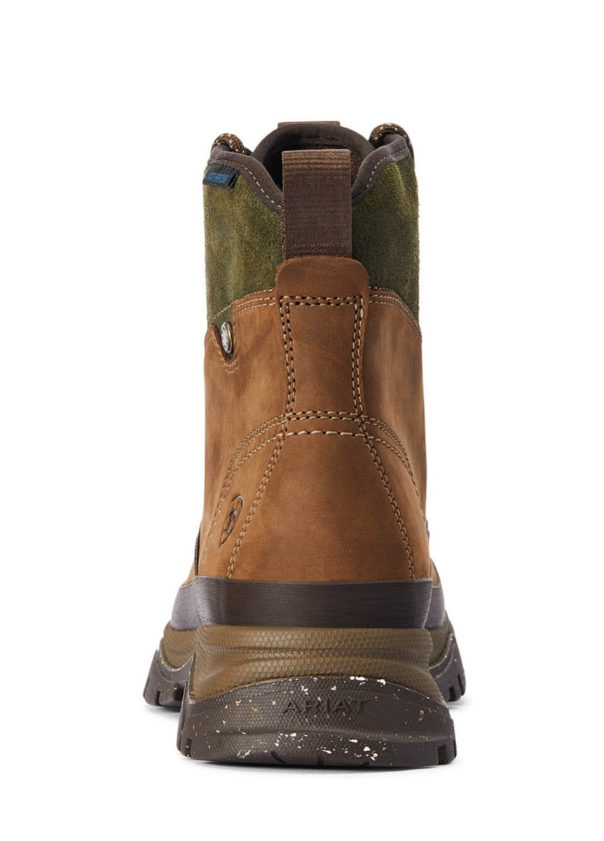 Ariat Womens Moresby Waterproof Boot - Oily Distressed Brown