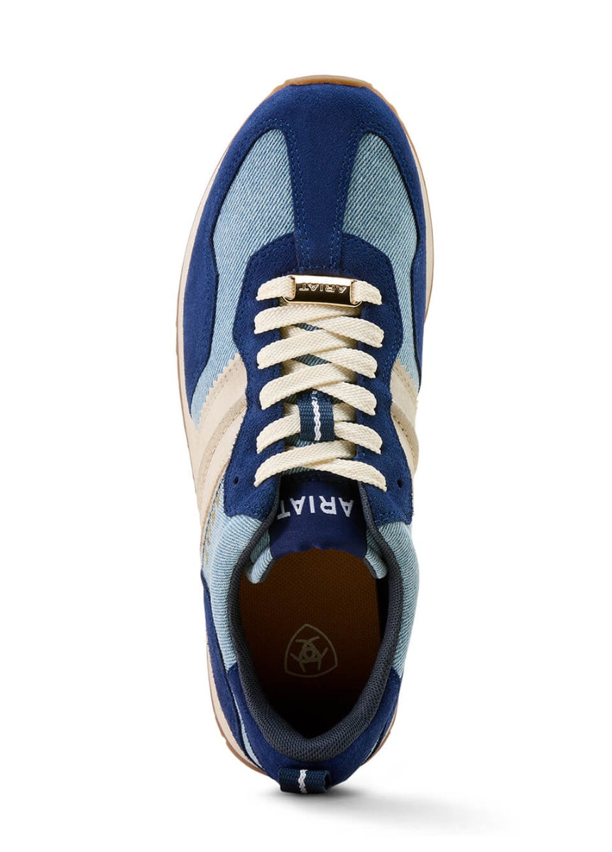 Ariat Women's Ranch Runner Trainer - Light Denim/Blue Depths