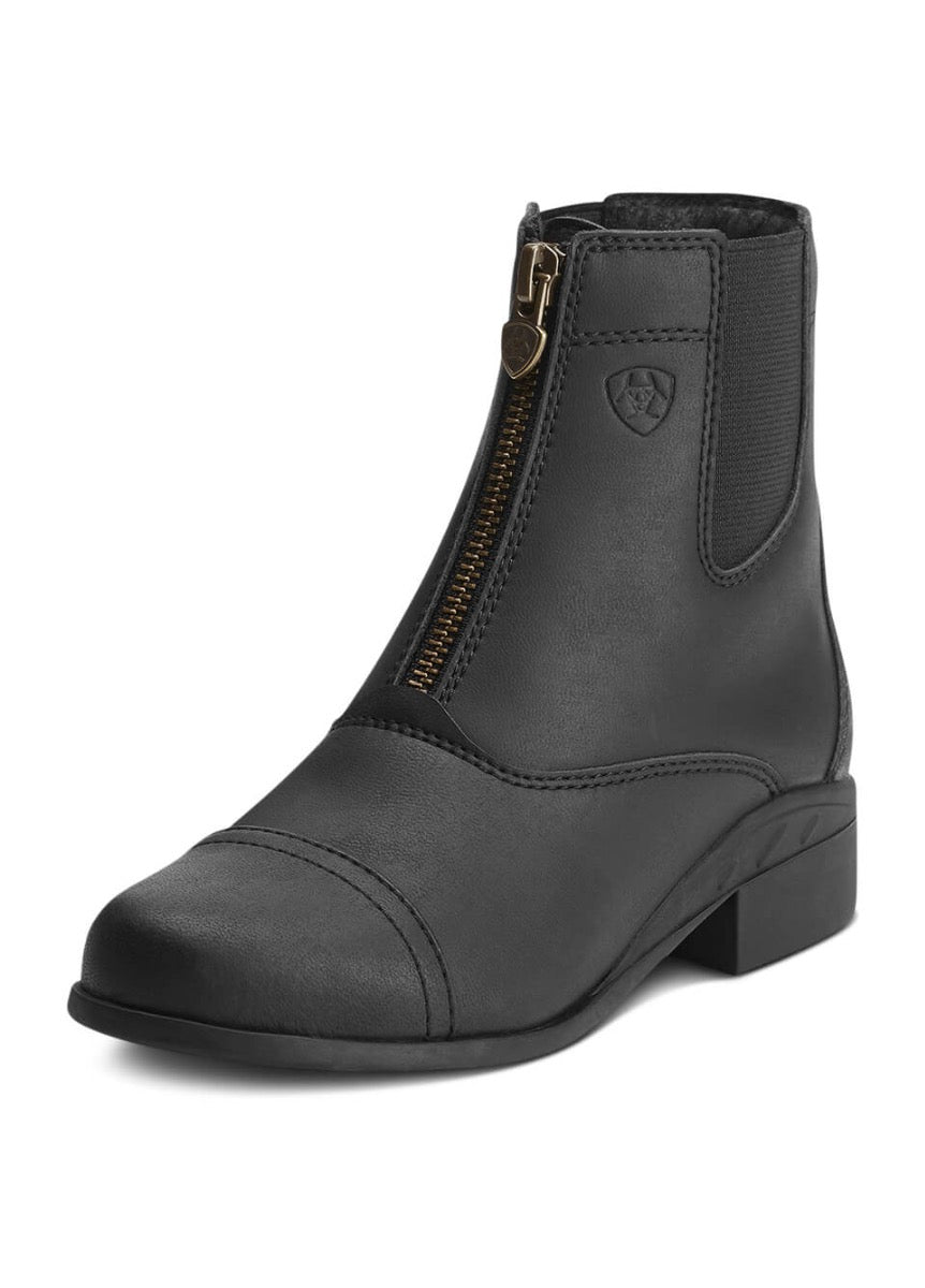 Ariat Youth Scout Zip Paddock Boot - Black