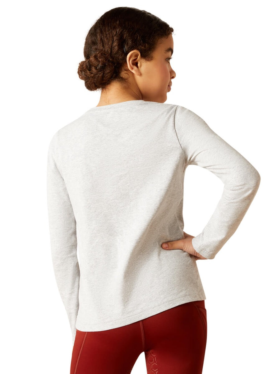 Ariat Youth Winter Fashions T-Shirt - Heather Grey