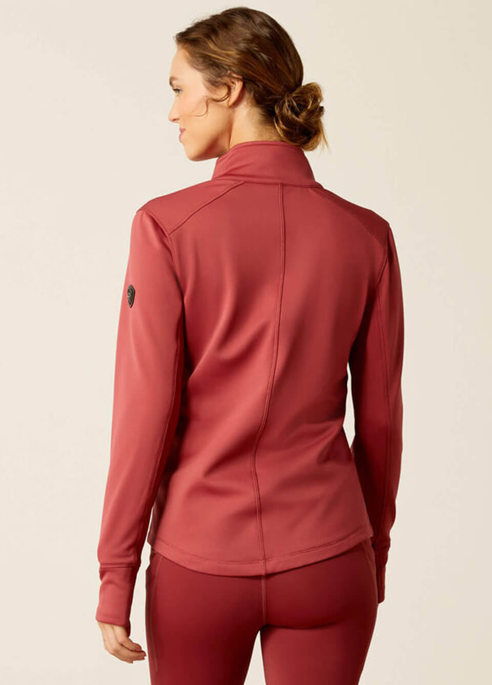Ariat Zaphus Full Zip Sweatshirt - Burnt Russet