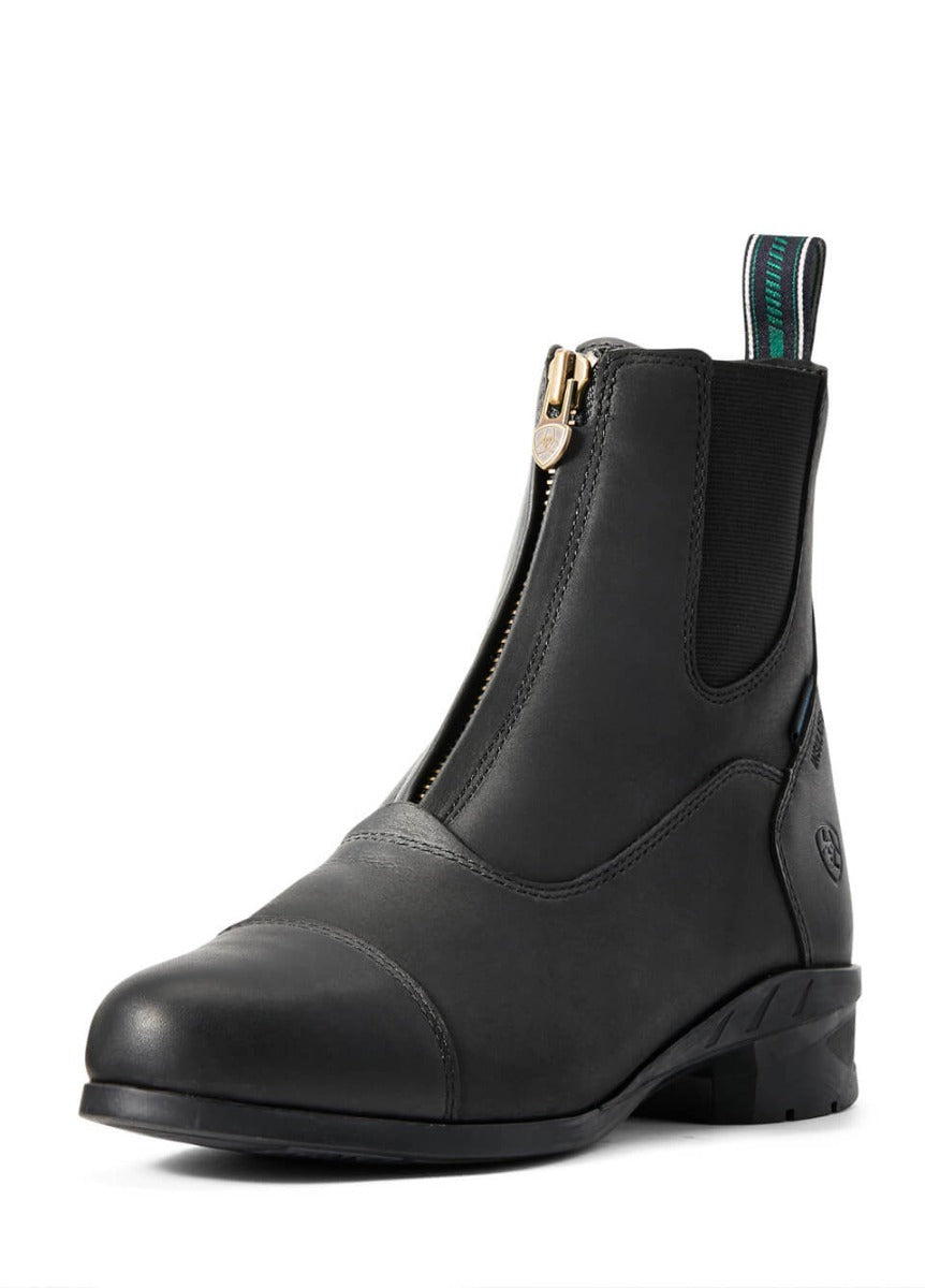 Ariat Womens Heritage lV  Insulated H20 Zip Boots - Black