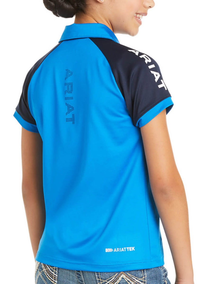 Ariat Kids Team 3.0 Polo - Imperial Blue