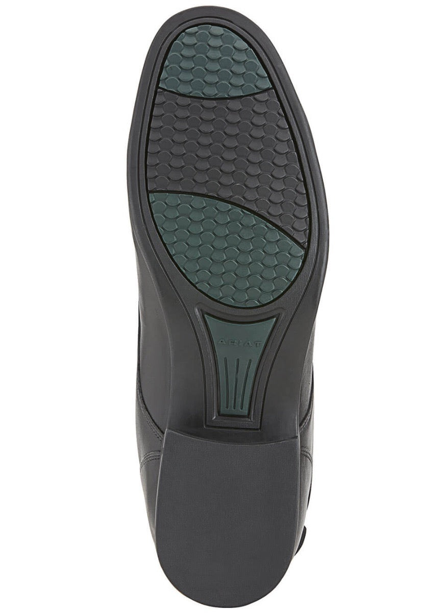 Ariat Mens Heritage Contour Field Zip Tall Riding Boot - Black