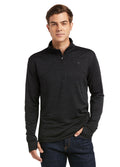 Ariat Mens Gridwork 1/4 Zip Baselayer - Black