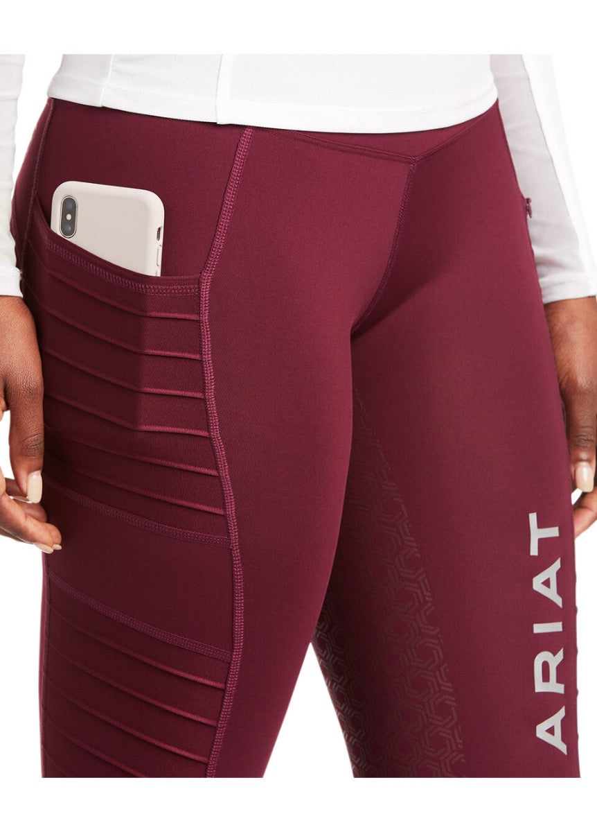 Ariat EOS Moto Full Seat Tights - Windsor Wine