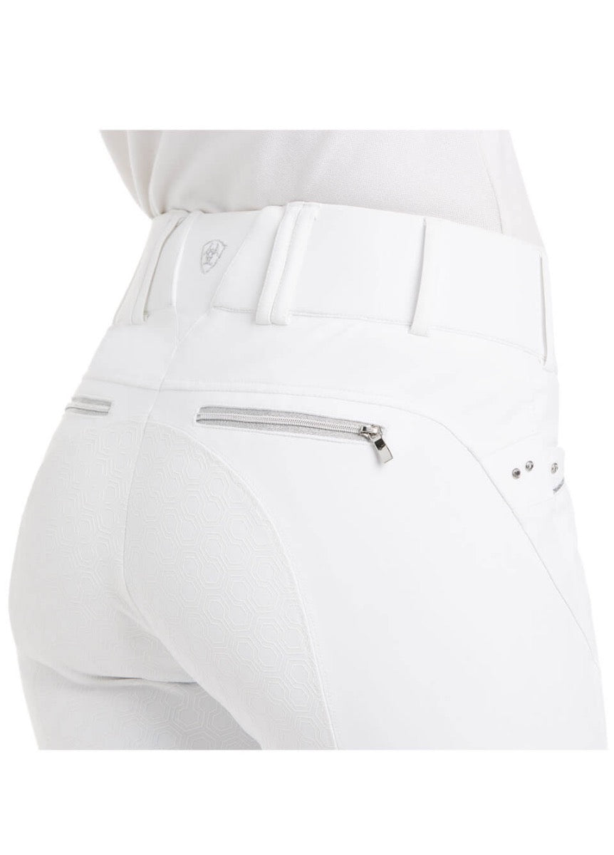 Ariat Trifactor X Grip Full Seat Breech - White
