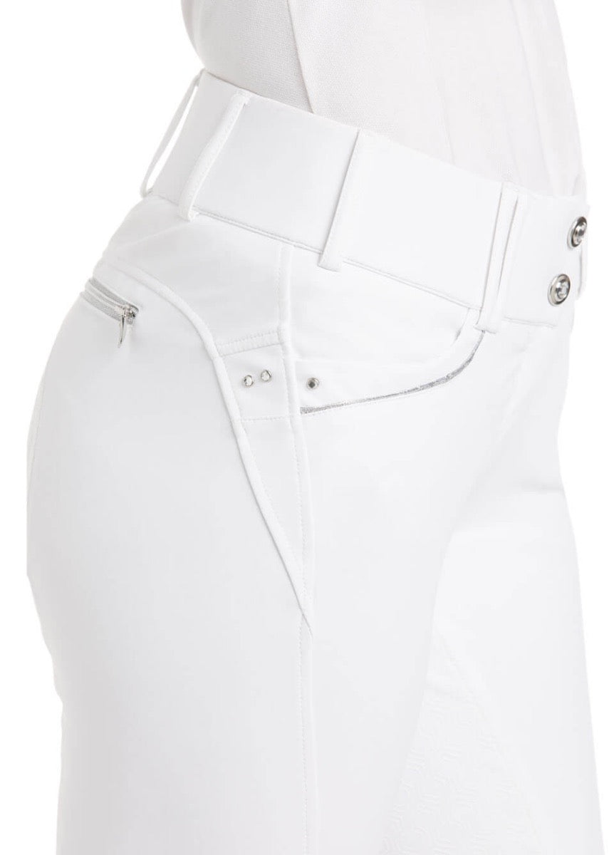Ariat Trifactor X Grip Full Seat Breech - White