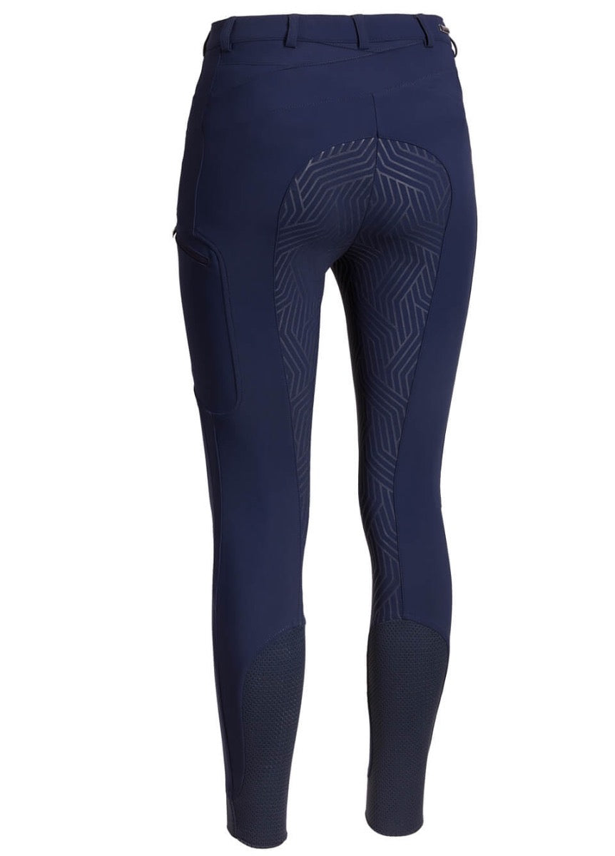Ariat Triton Grip Full Seat Breech - Navy