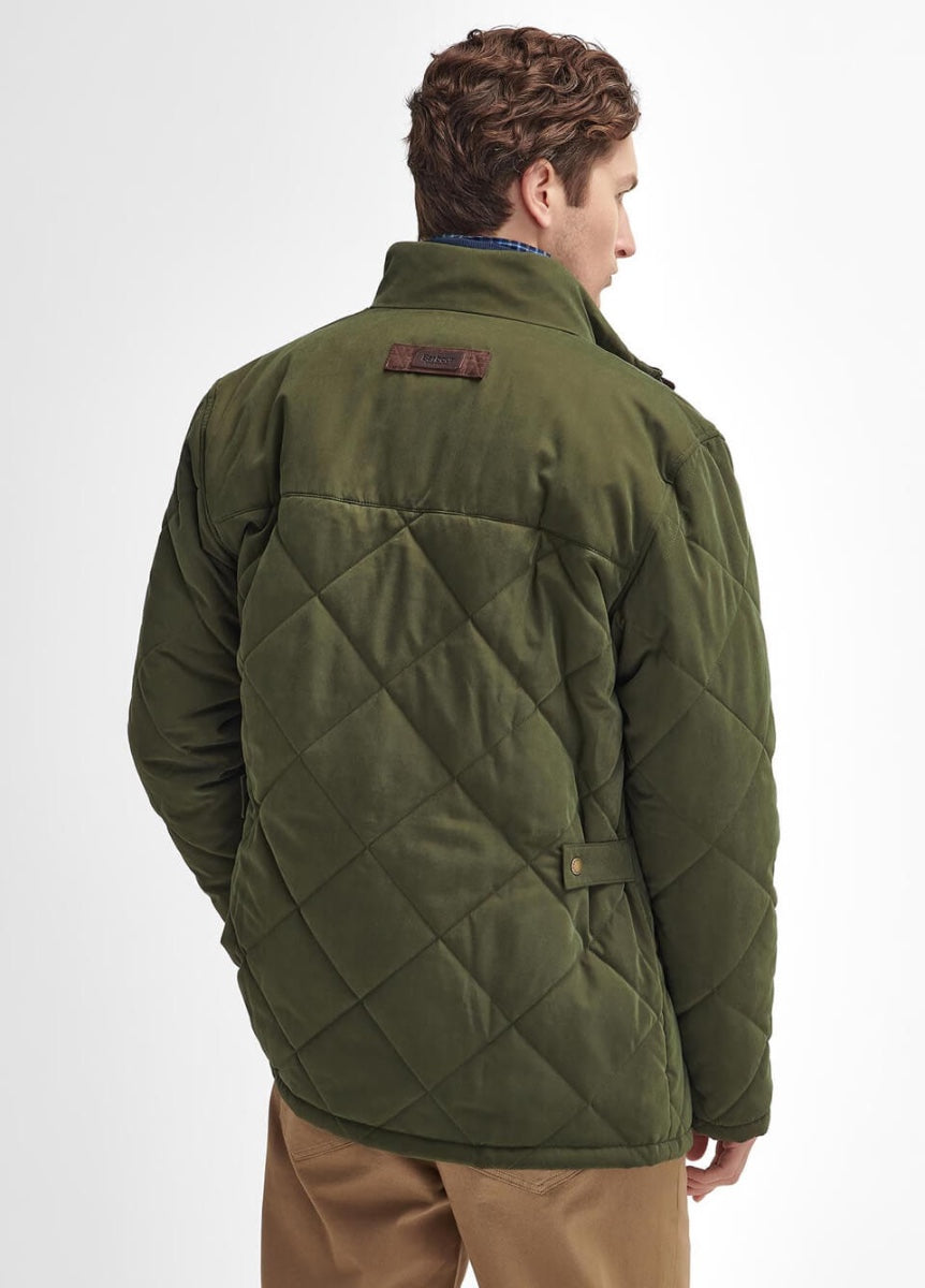Barbour Elter Quilted Jacket - Olive