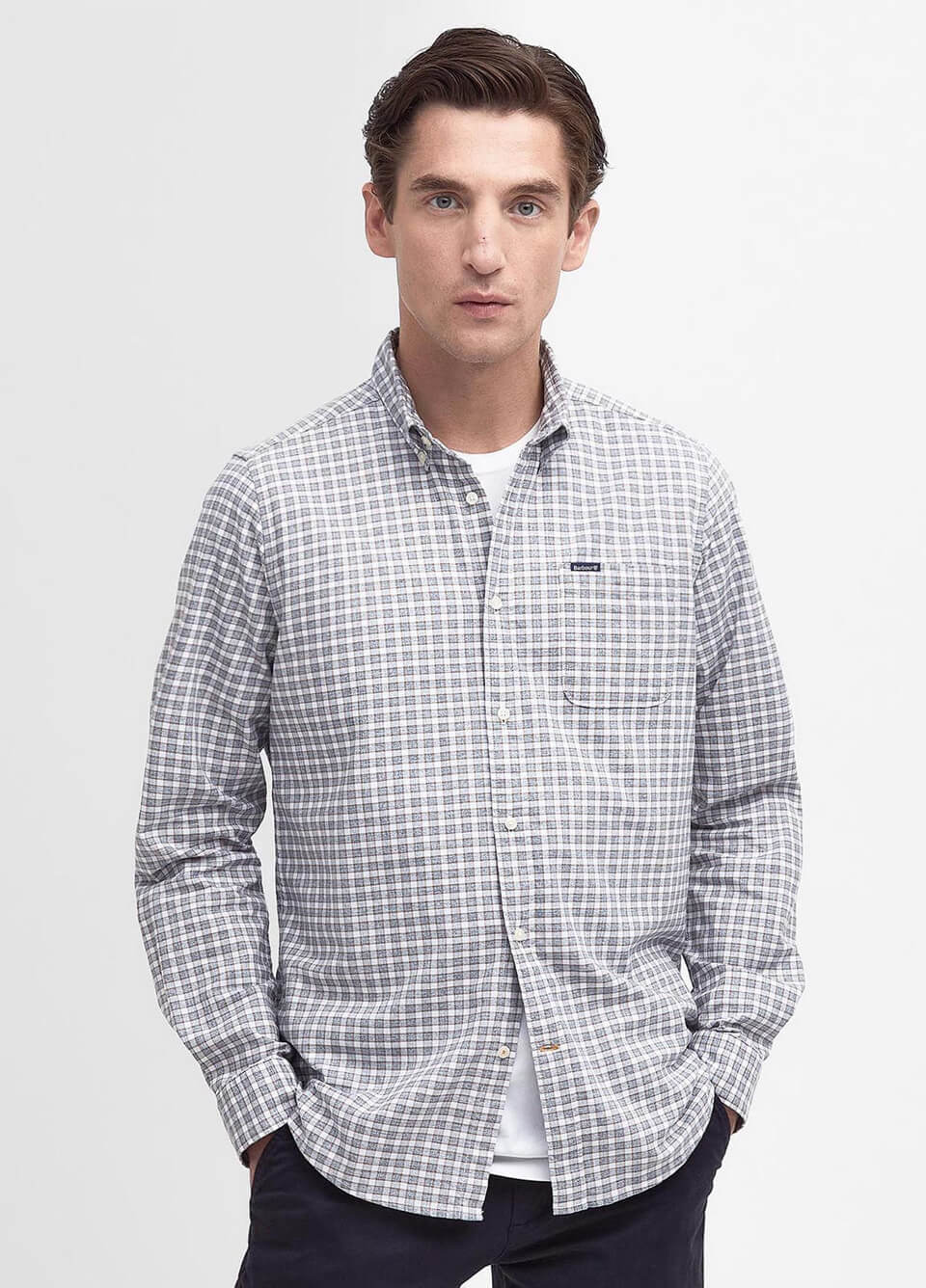 Barbour Mens Banner Tailored Shirt - Chambray