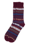 Barbour Boyd Socks - Burgundy