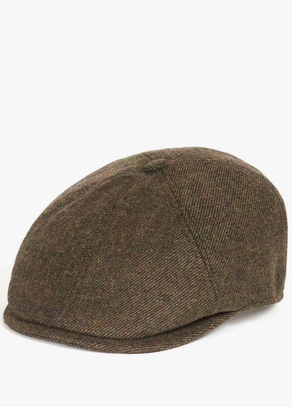 Barbour Mens Claymore Baker Boy - Olive Twill