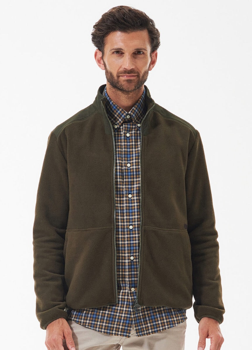 Barbour Mens Country Fleece Jacket - Olive