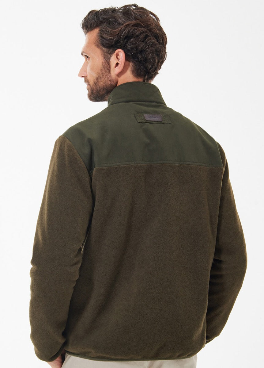 Barbour Mens Country Fleece Jacket - Olive