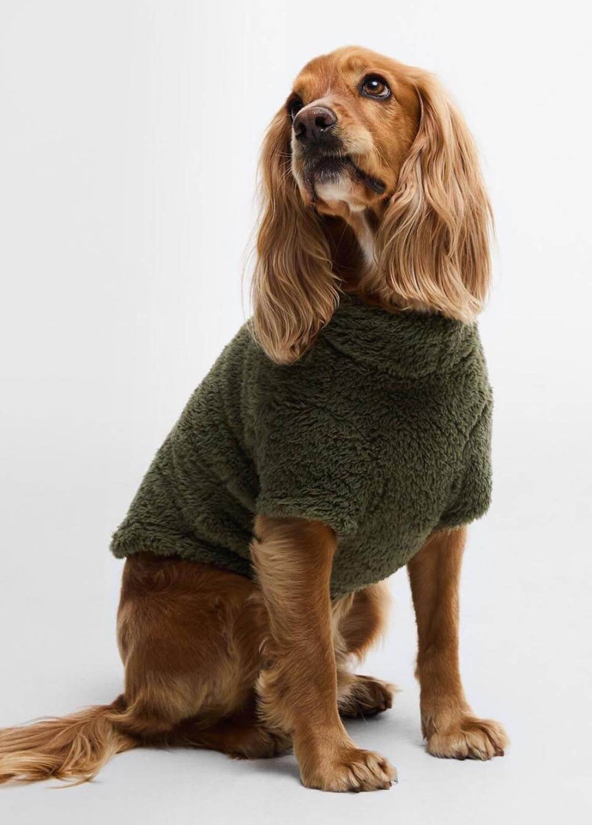 Barbour Brindle Fleece Dog - Olive