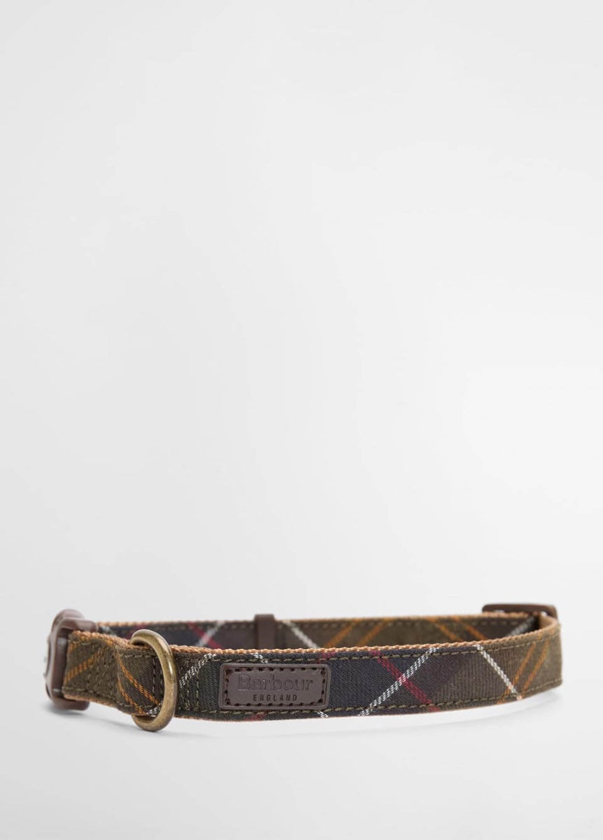 Barbour Tartan & Webbing Dog Collar - Classic Tartan