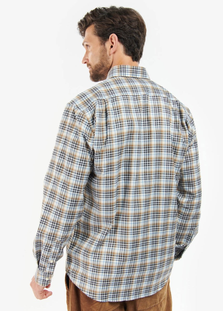 Barbour Eastwood Thermo Weave Shirt - Stone