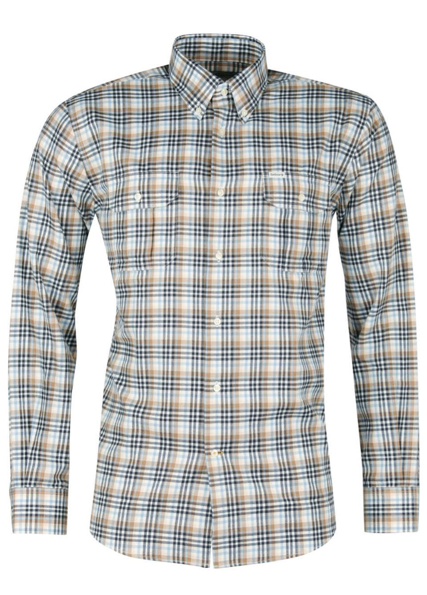 Barbour Eastwood Thermo Weave Shirt - Stone