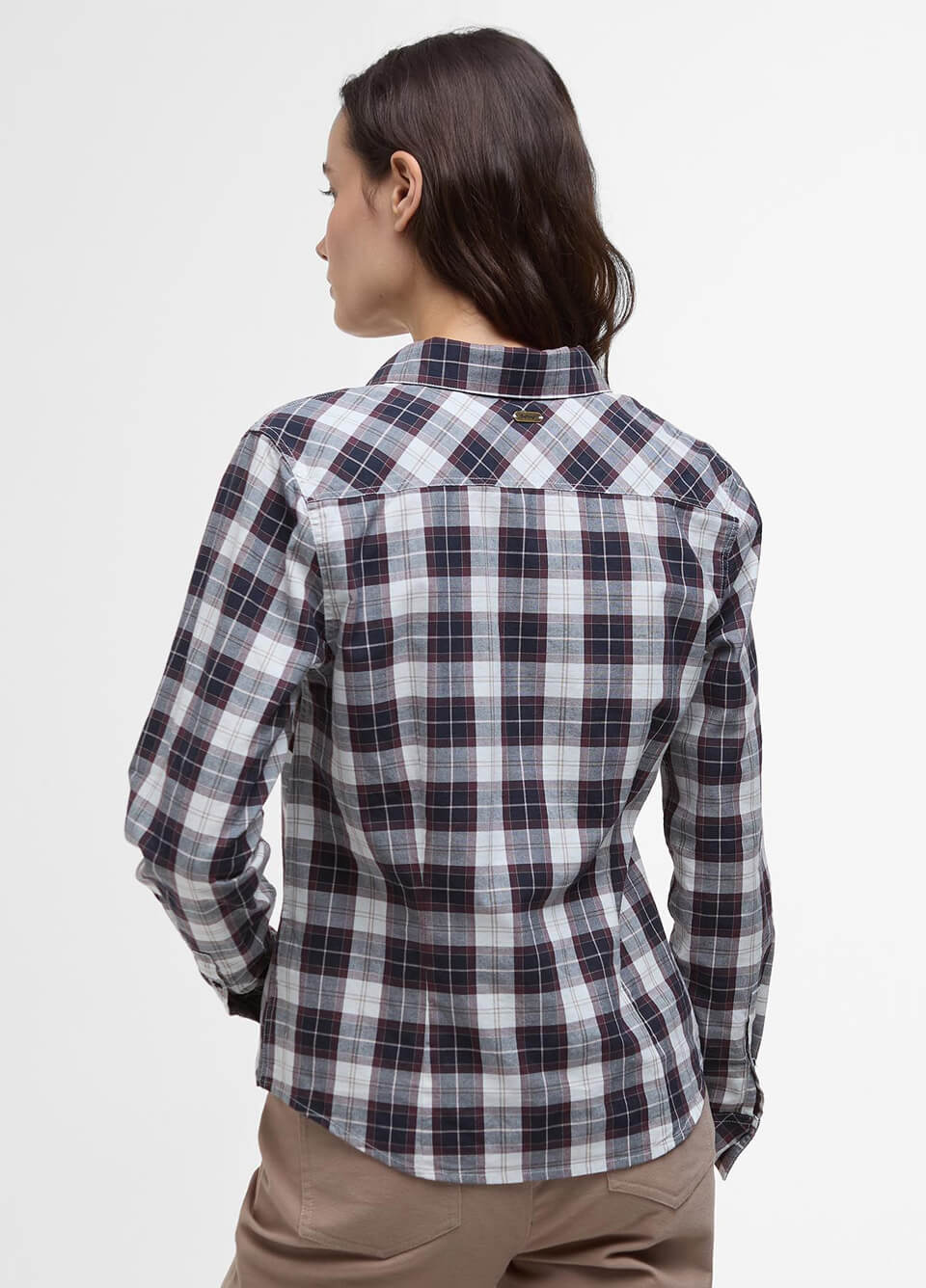 Barbour Edda Shirt - Gardenia Tartan