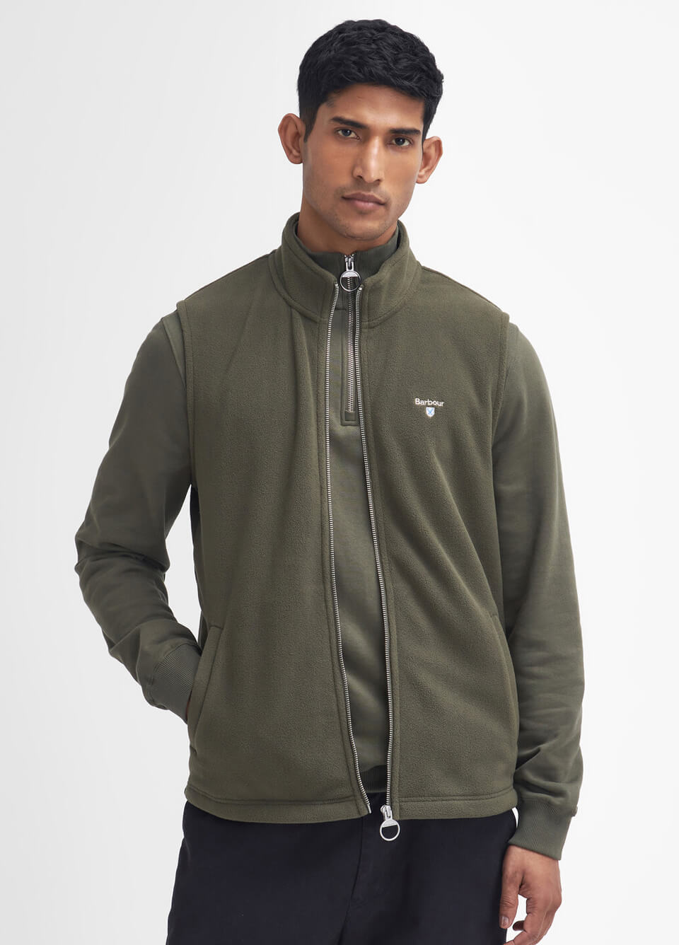 Barbour Essential Fleece Gilet - Olive