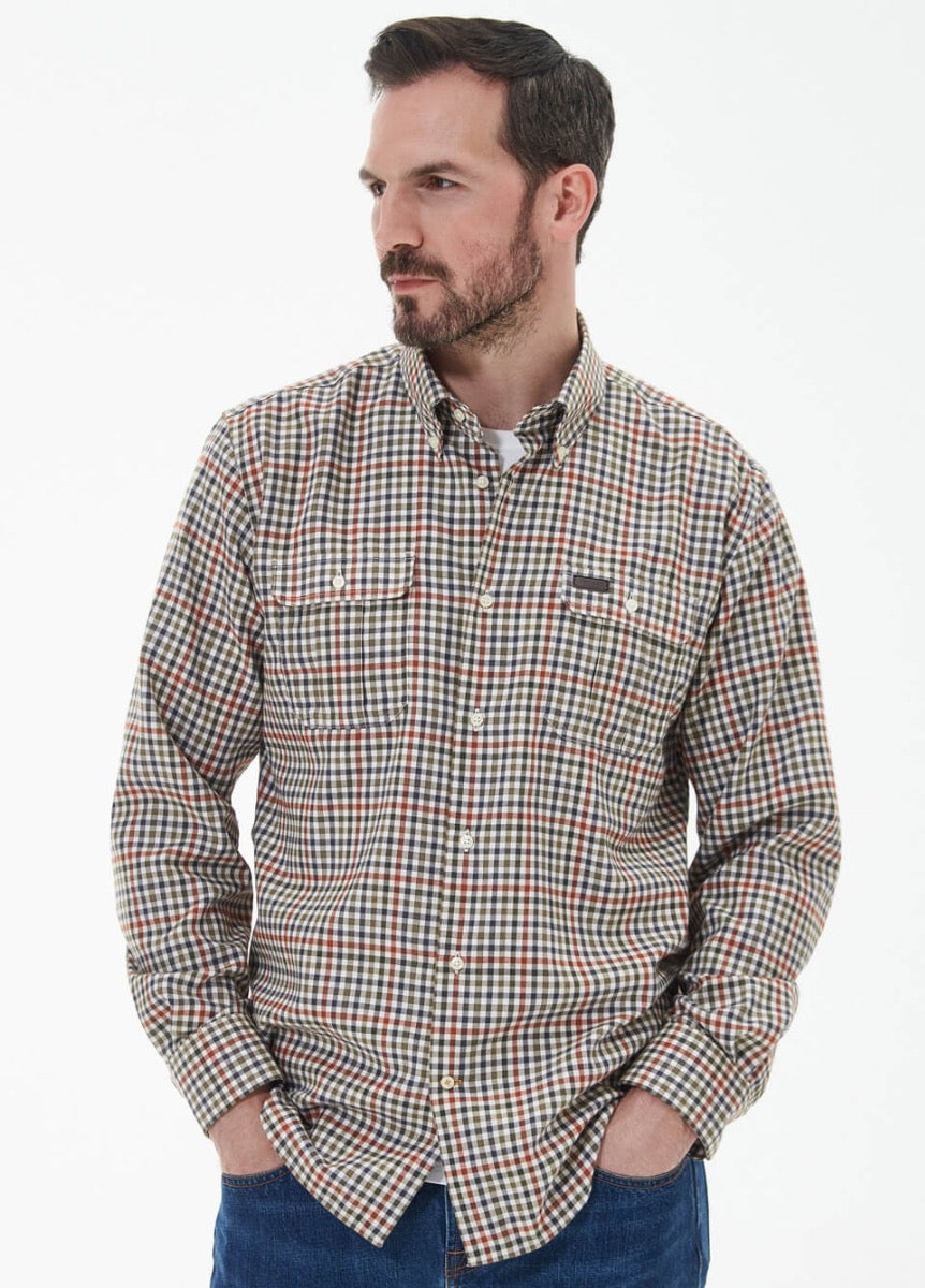 Barbour Mens Foss Shirt - Olive