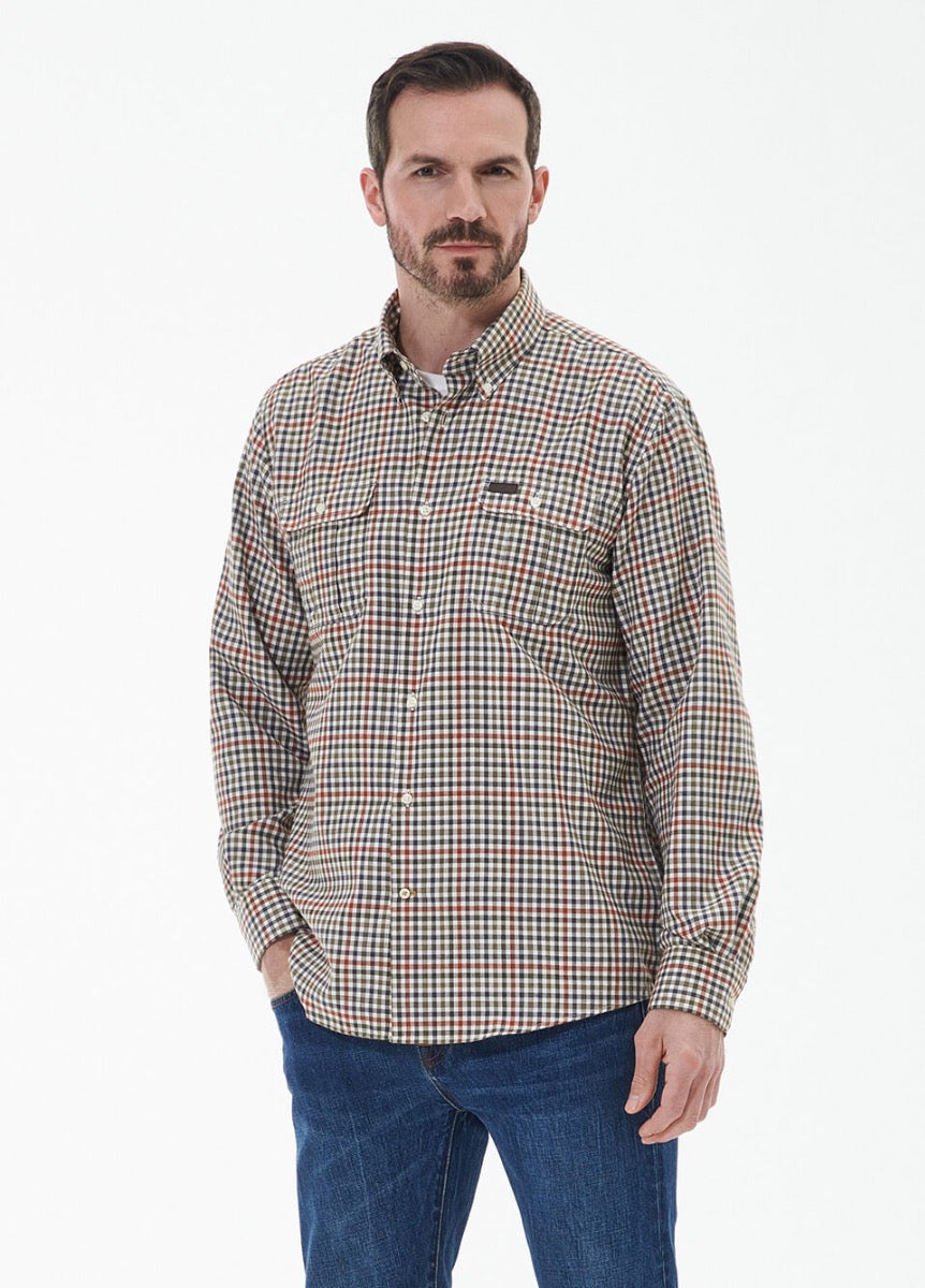 Barbour Mens Foss Shirt - Olive