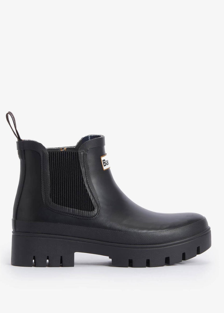 Barbour Halton Chelsea Rubber Boots - Black