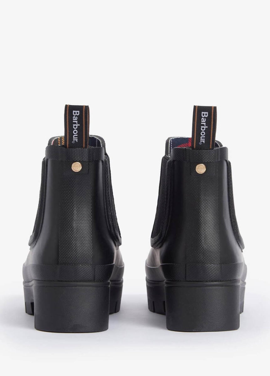 Barbour Halton Chelsea Rubber Boots - Black