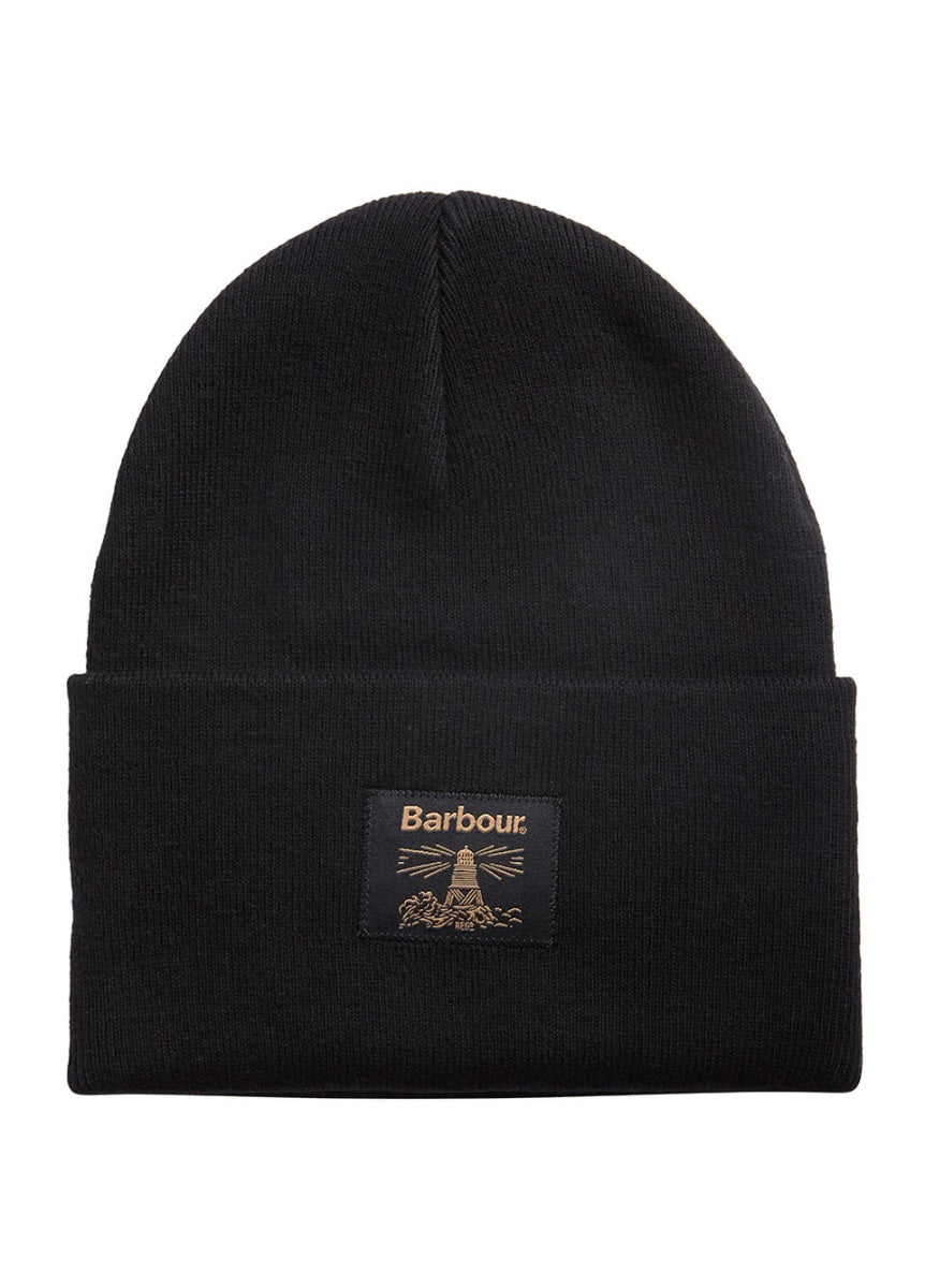 Barbour Mens Harton Beanie - Black