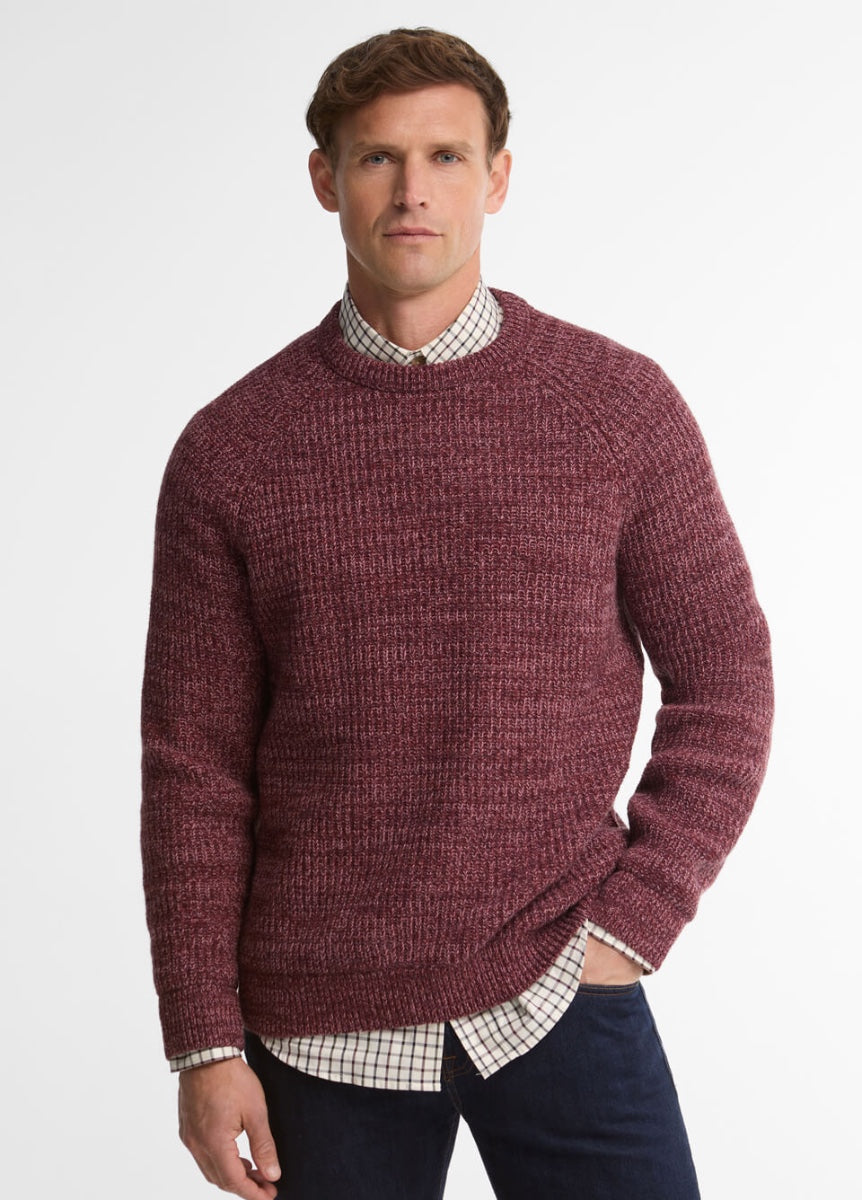 Barbour Horseford Crew Neck Jumper - Mauve
