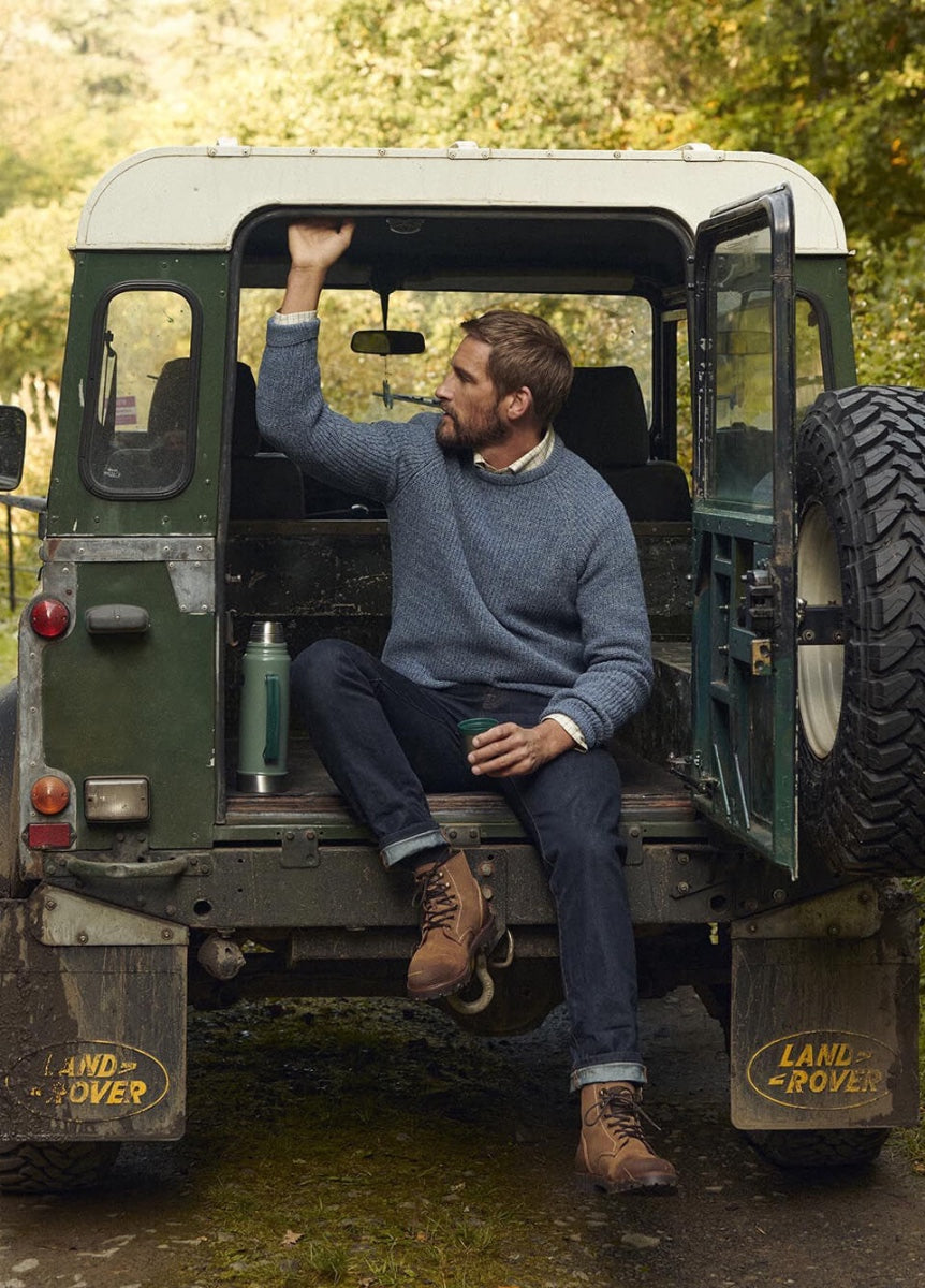Barbour Horseford Crew Jumper - River Blue