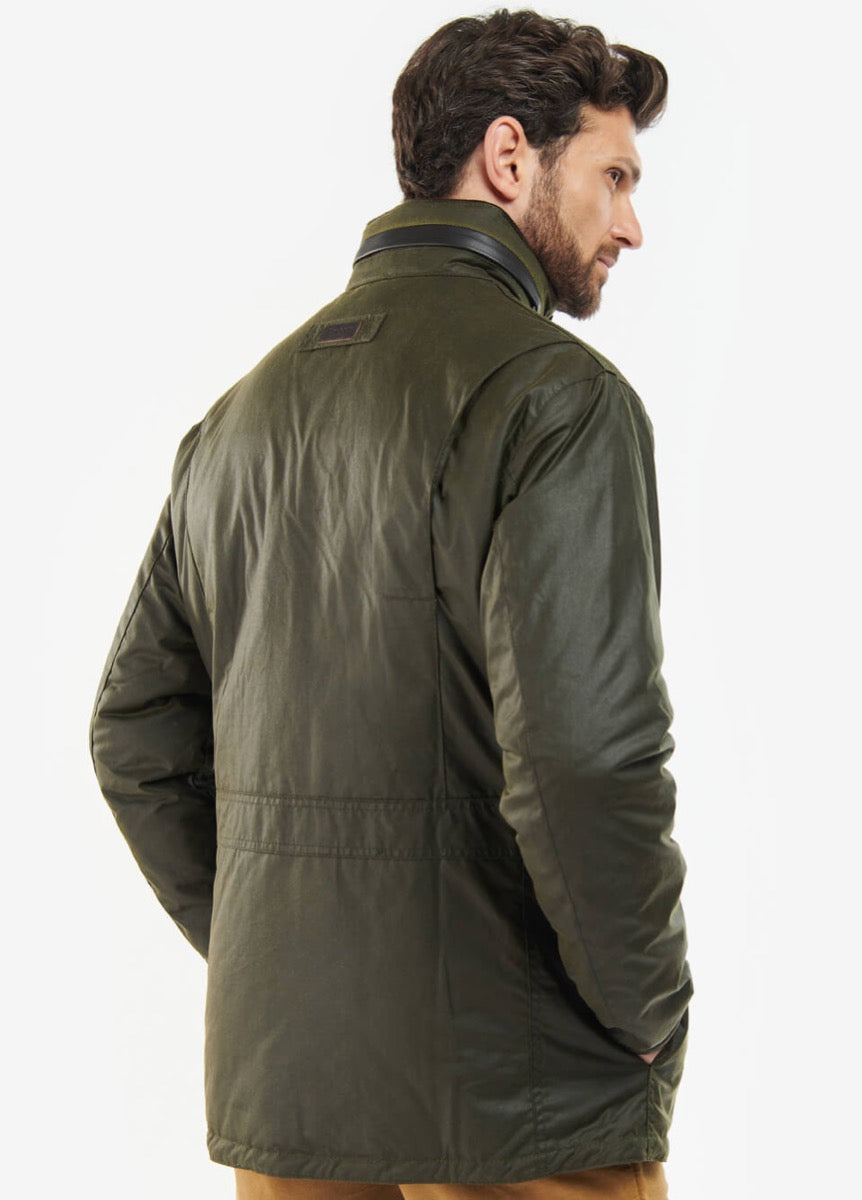 Barbour Malcolm Wax Jacket - Olive