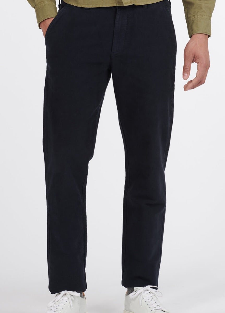 Barbour Mens Neuston Moleskin Trousers - City Navy