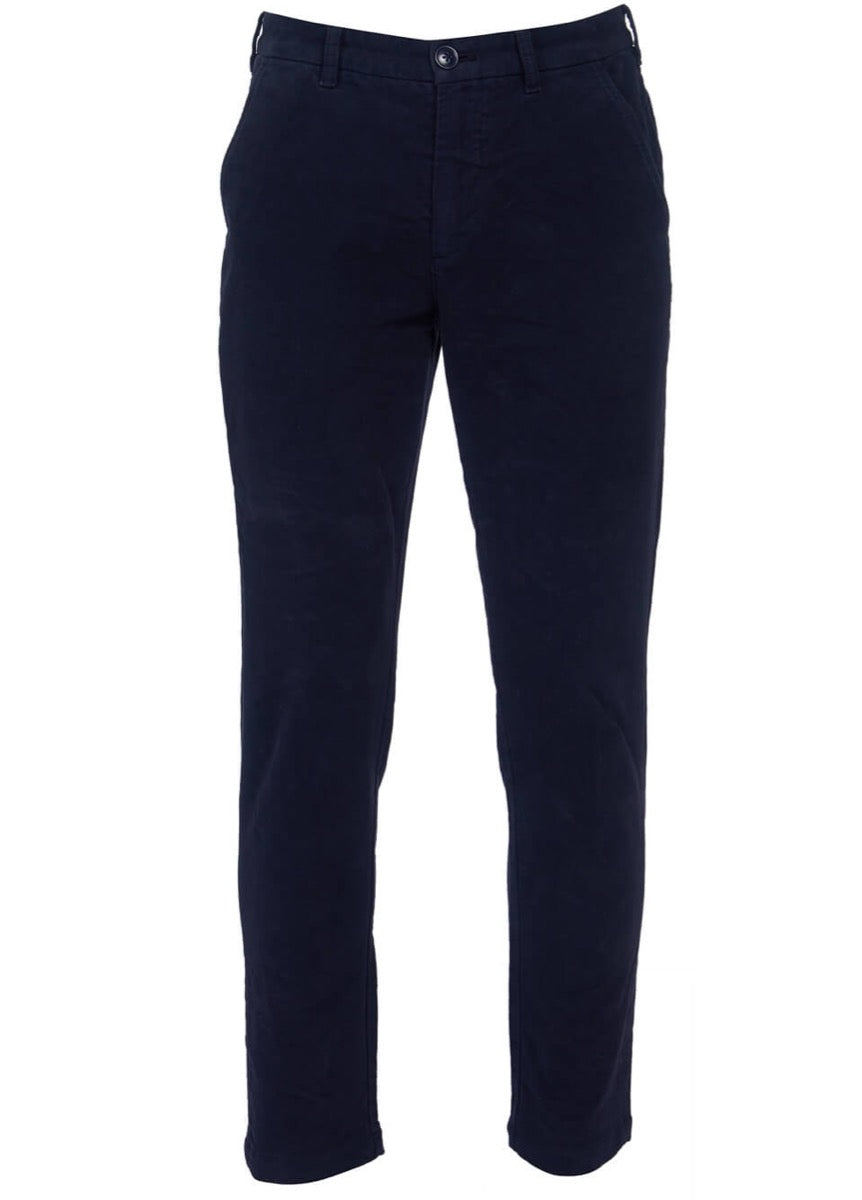 Barbour Mens Neuston Moleskin Trousers - City Navy