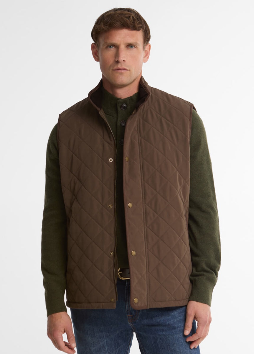 Barbour Mens Rosley Gilet - Dark Olive