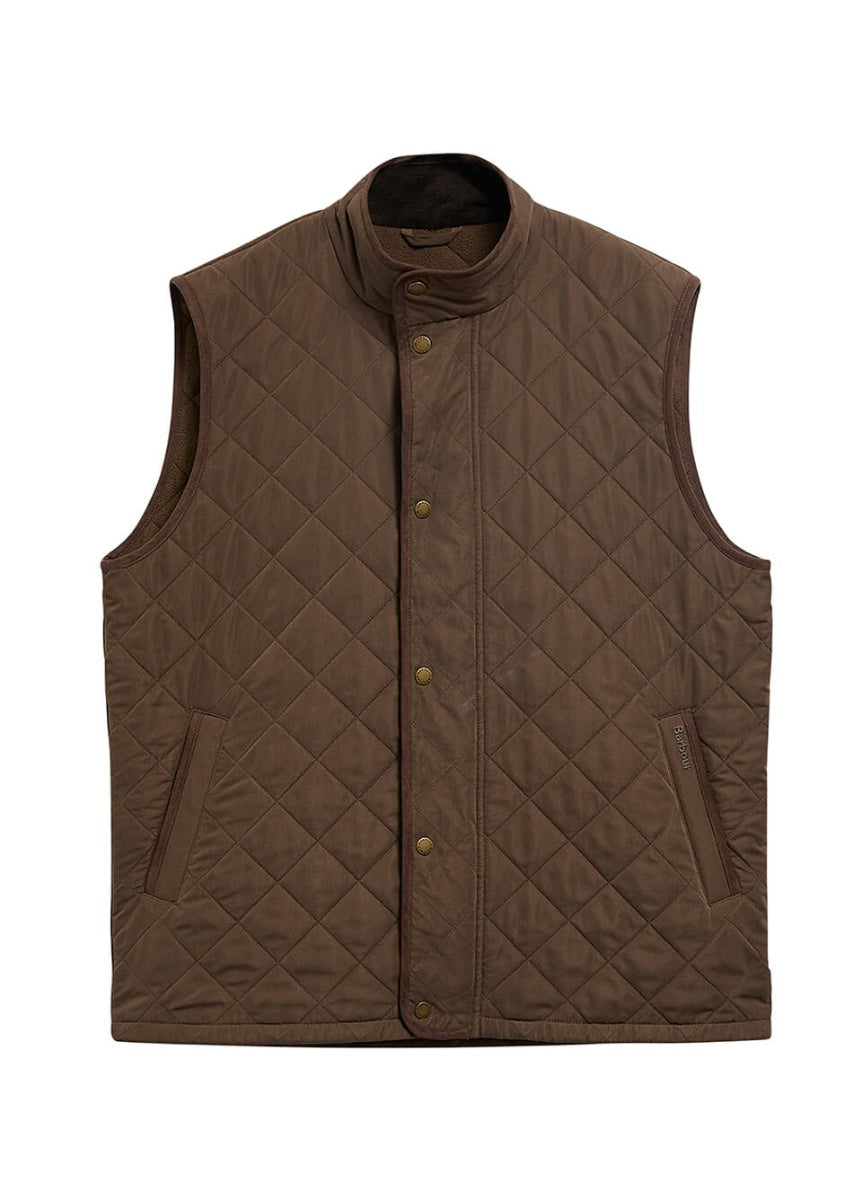 Barbour Mens Rosley Gilet - Dark Olive