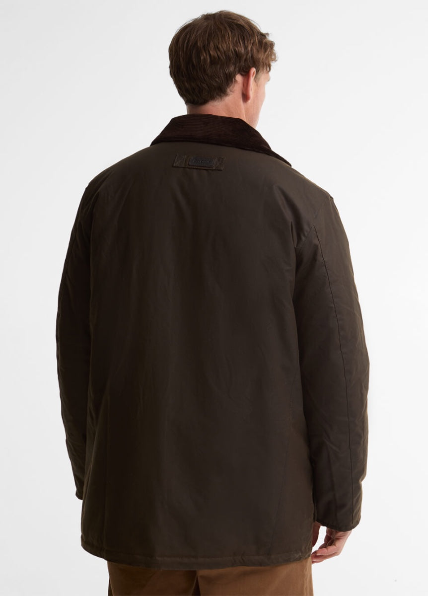 Barbour Mens Sandale Wax Jacket - Olive