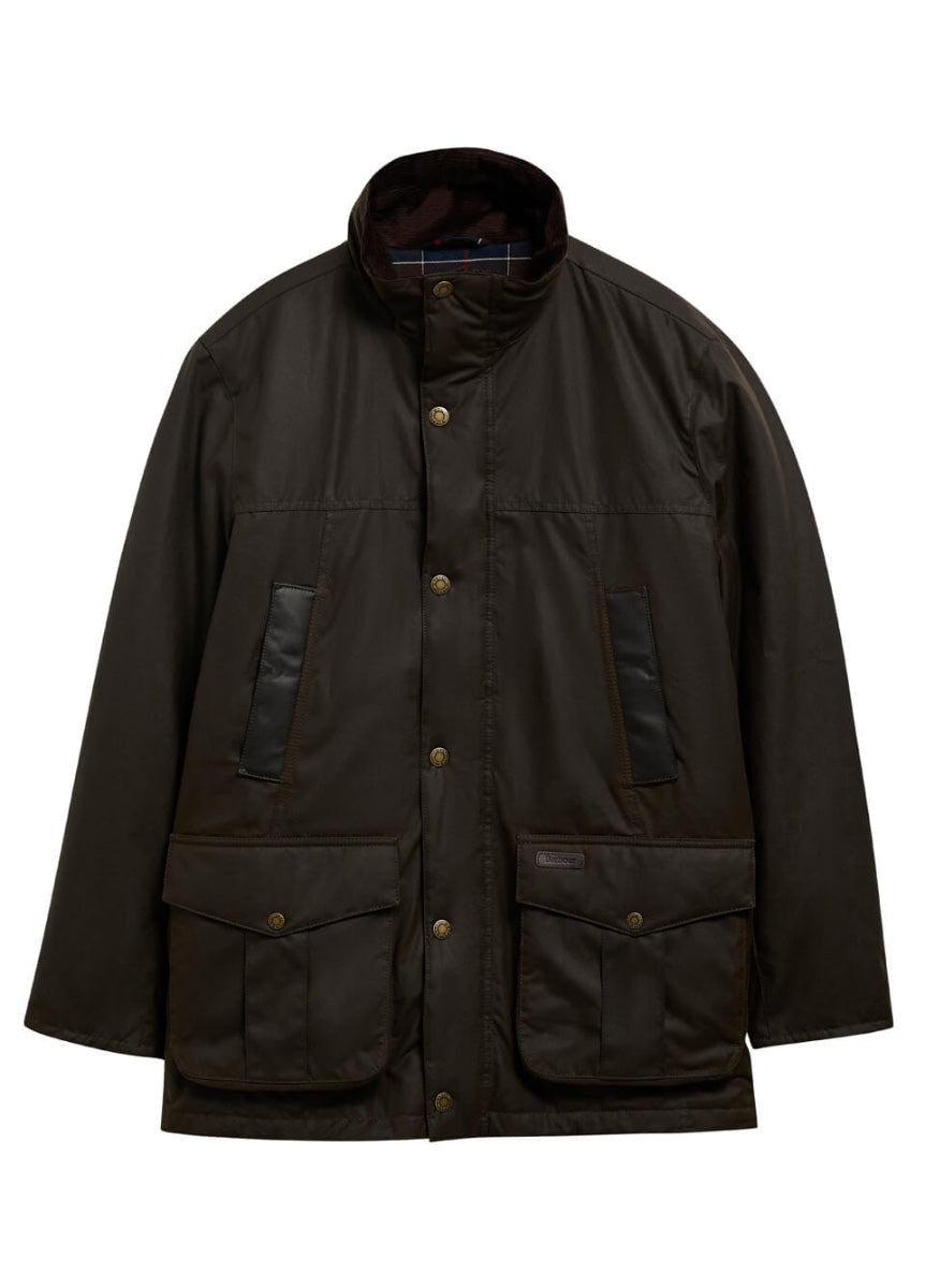 Barbour Mens Sandale Wax Jacket - Olive