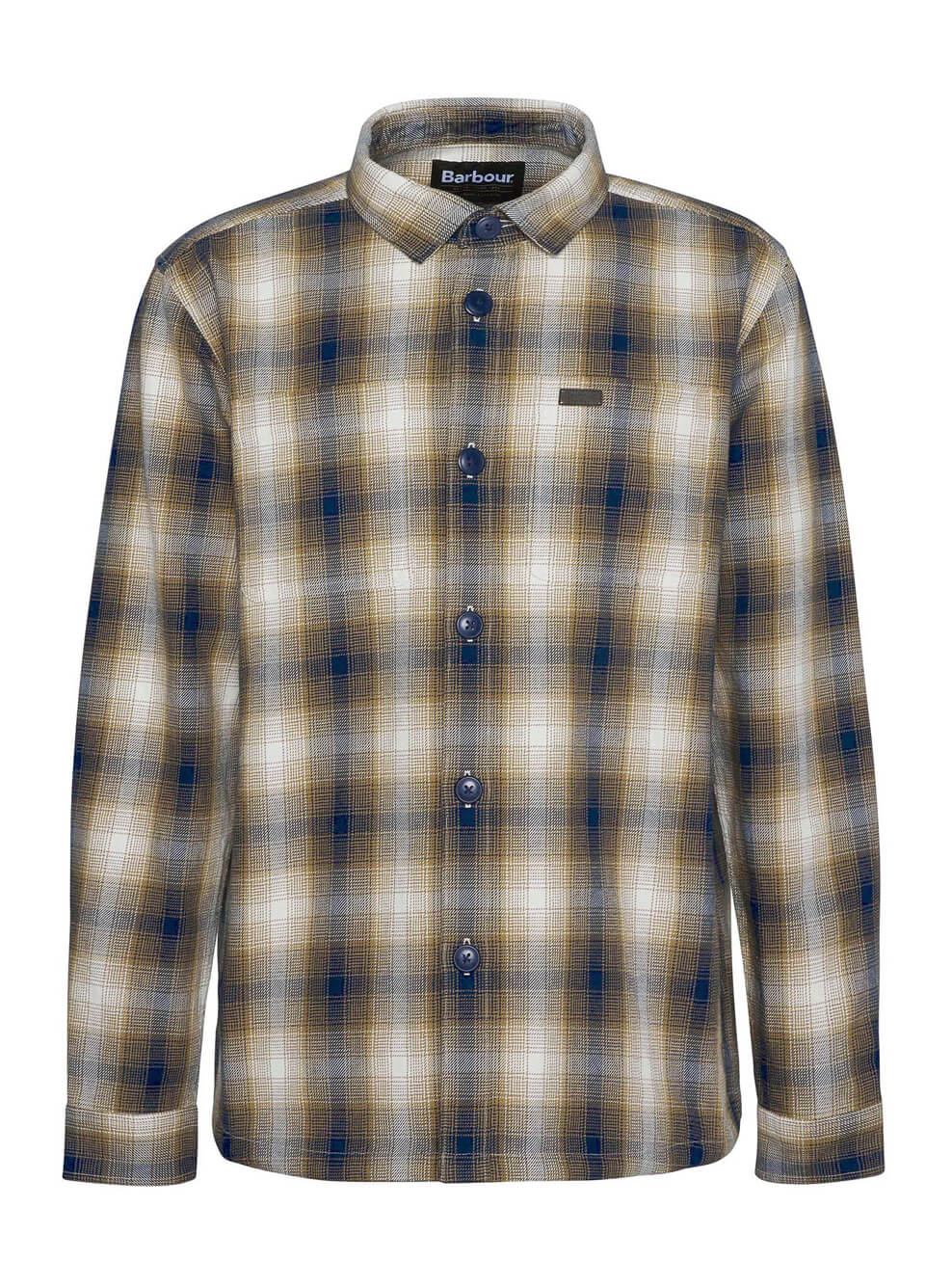 Barbour Mens Sandside Overshirt - Navy