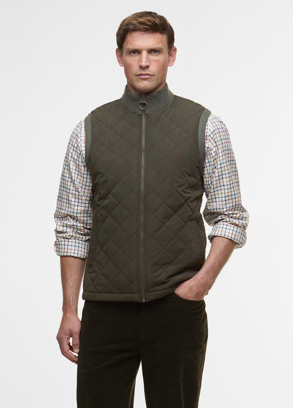 Barbour Shoveler Gilet - Olive
