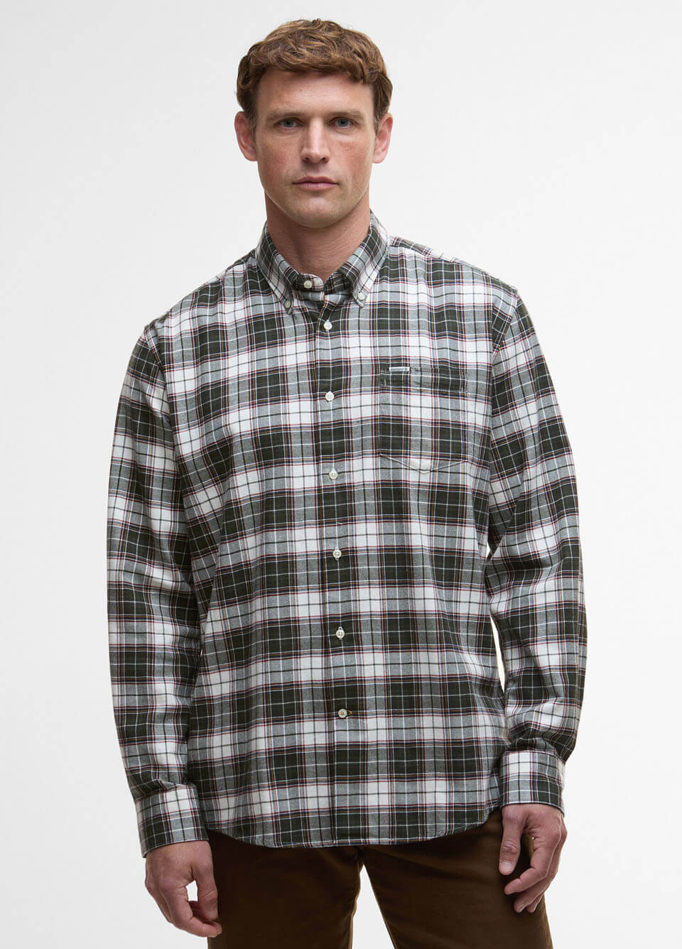 Barbour Telfield Regular Shirt - Olive