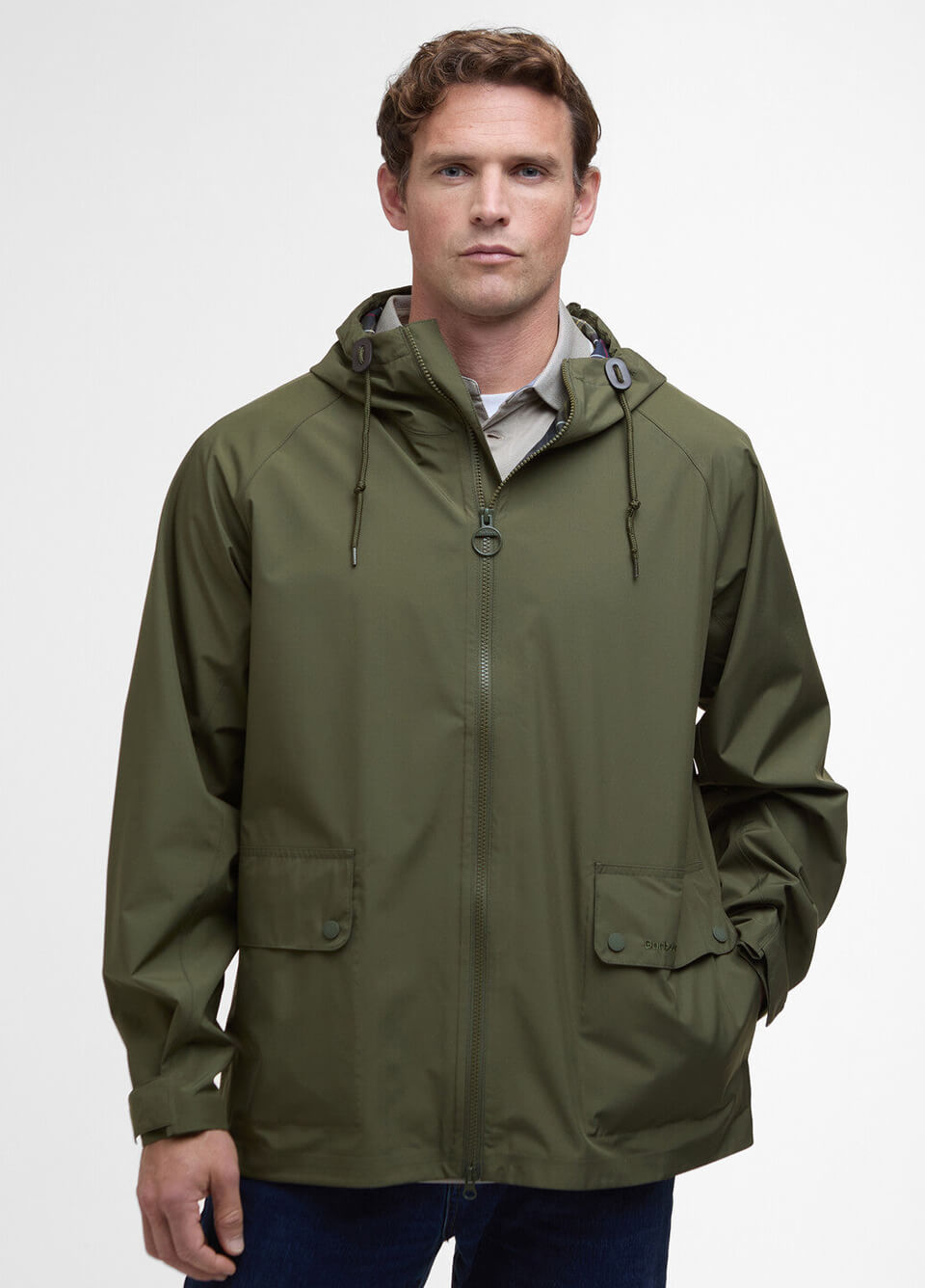 Barbour Trover Waterproof Jacket - Fern