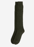 Barbour Wellington Knee Socks - Olive