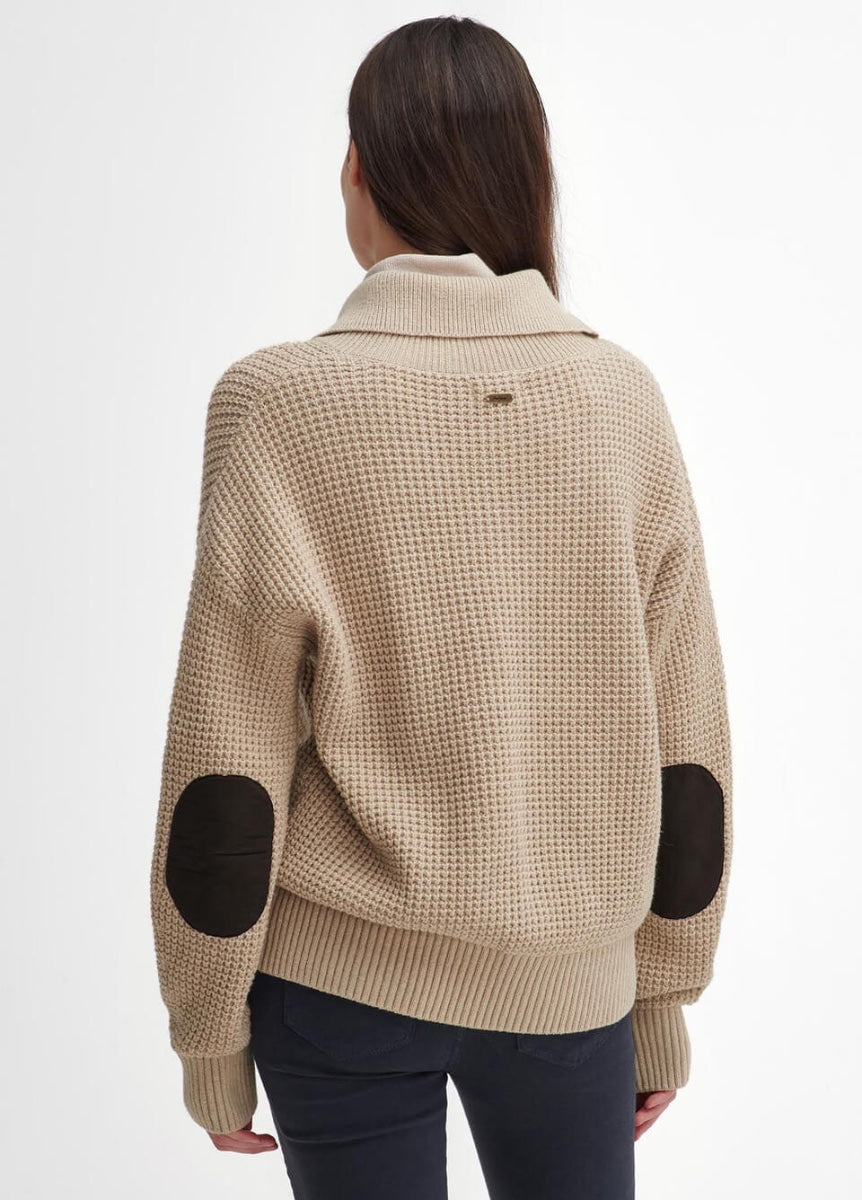 Barbour Woodside Knitted Jumper - Oatmeal